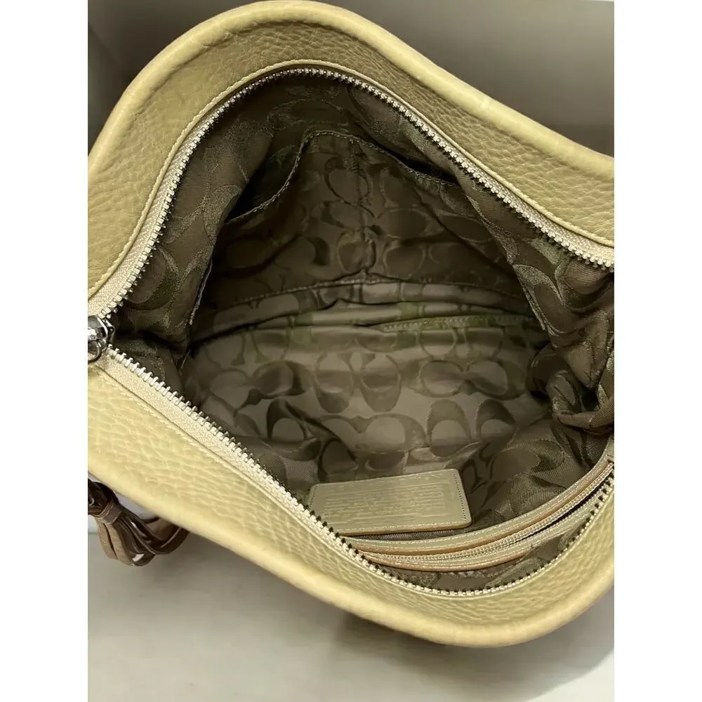 Vintage Coach 1427 Pebble Leather Slim Duffle Bag